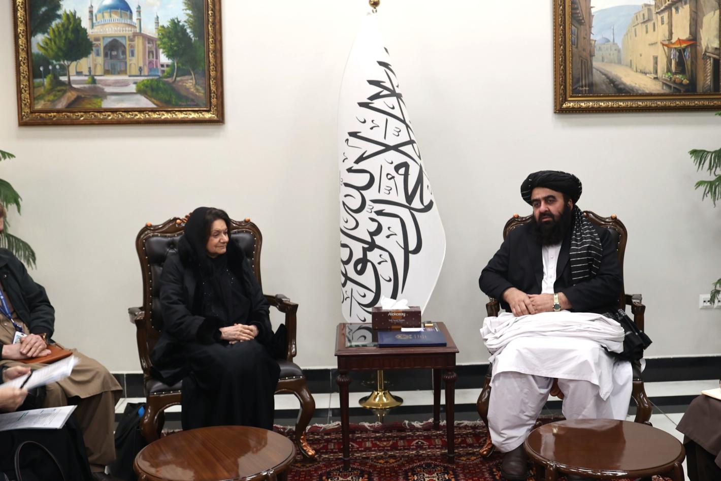 USG DiCarlo meeting with DF MoFA Maulvi Amir Khan Muttaqi