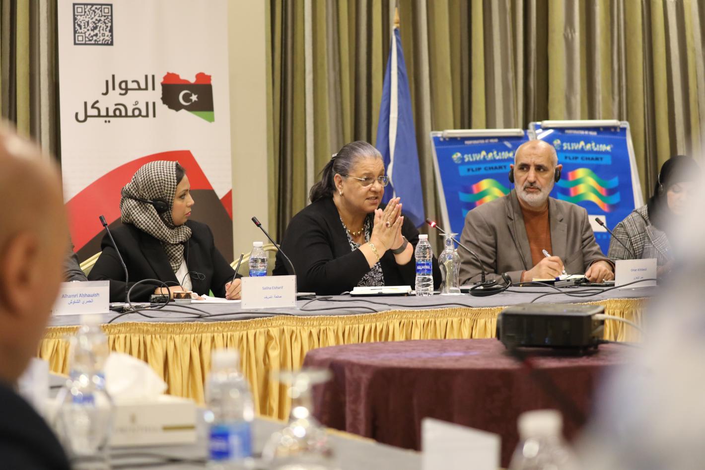 SRSG talking during SD Security meeting 