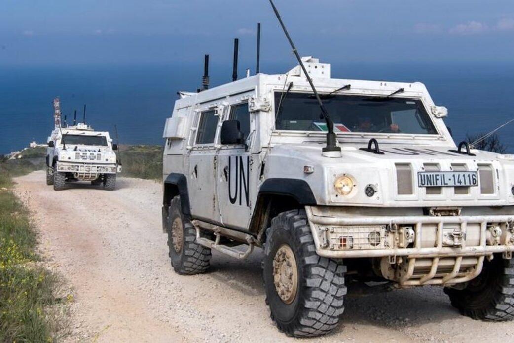 Two UN vehicle.